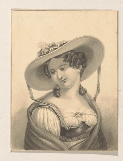 Rapariga com chapéu de Pieter Cornelis van den Velden