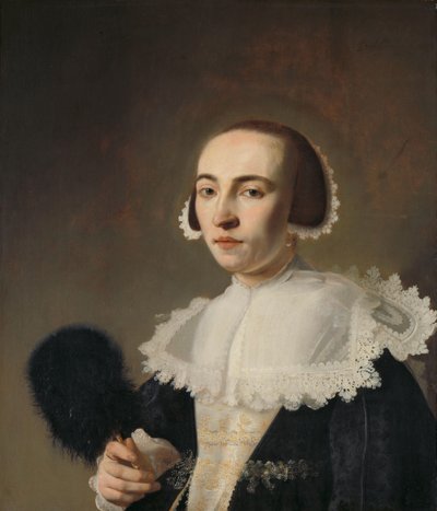 Retrato de uma mulher de Pieter Dubordieu
