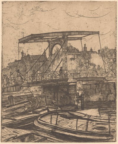 Ponte Magricela em Amesterdão de Pieter Dupont