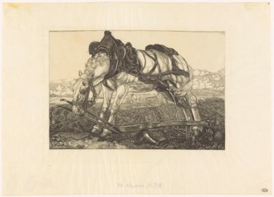 Cavalo de arado de descanso de Pieter Dupont