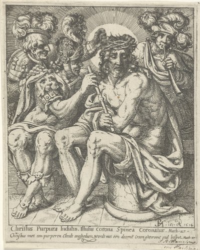 Cristo com a coroa de espinhos de Pieter Feddes van Harlingen