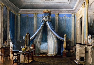 Quarto de dormir no Castelo de Mannheim de Pieter Francis Peters
