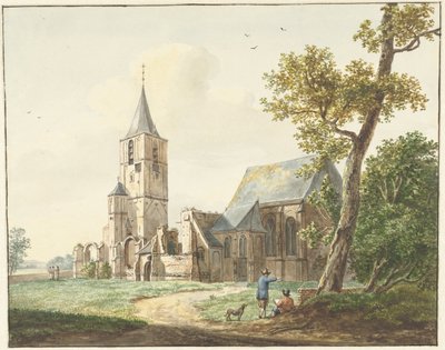 A igreja em Warmond de Pieter Gerardus van Os