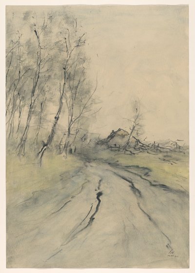 Rota terrestre de Pieter H.J.J. Ras (signed by artist)