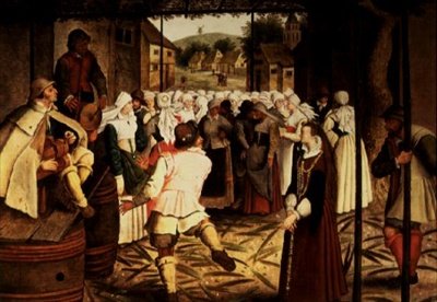 Dança de St. Catherine de Pieter III Brueghel