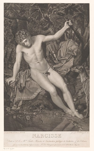 Narciso à beira-mar Narciso (título no objeto) de Pieter Jan de Vlamynck