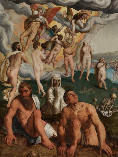 Detalhe do Juízo Final de Pieter Jansz. Pourbus
