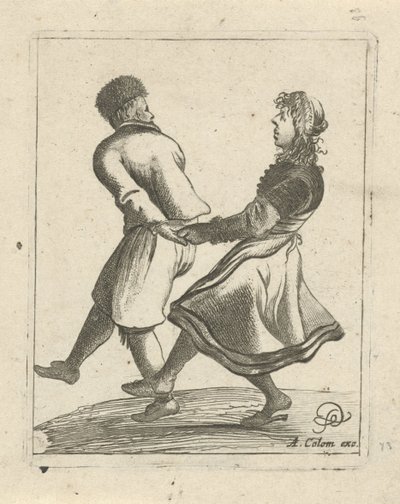 Casal dançante de Pieter Jansz Quast