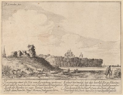 Ruínas do Castelo de Assemburg de Pieter Jansz Saenredam