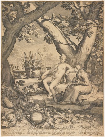 Vertumnus e Pomona de Pieter Jansz Saenredam