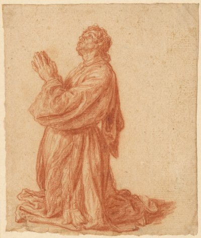 Studie eines knienden Mannes de Pieter Lastman