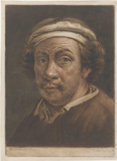 Retrato de Rembrandt van Rijn de Pieter Louw