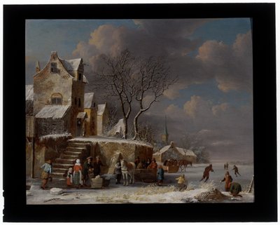 Paisagem de inverno de Pieter Maes