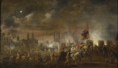 Le sac de Magdebourg (guerre de trente ans) - O Cerco de Magdeburgo de Pieter Meulener