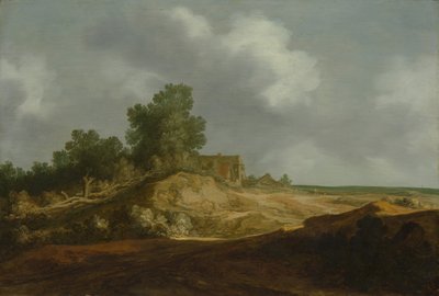 Paisagem com uma casa de campo, 1629. de Pieter Molijn