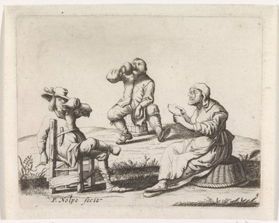 Três agricultores de Pieter Nolpe