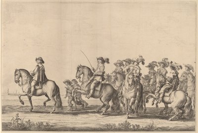 Entrada de Marie de Medici em Amsterdã [placa 2 de 6] de Pieter Nolpe