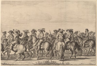 Entrada de Marie de Medici em Amsterdã [placa 4 de 6] de Pieter Nolpe