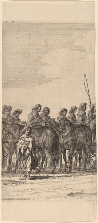 Entrada de Marie de Medici em Amsterdã [placa 5 de 6] de Pieter Nolpe