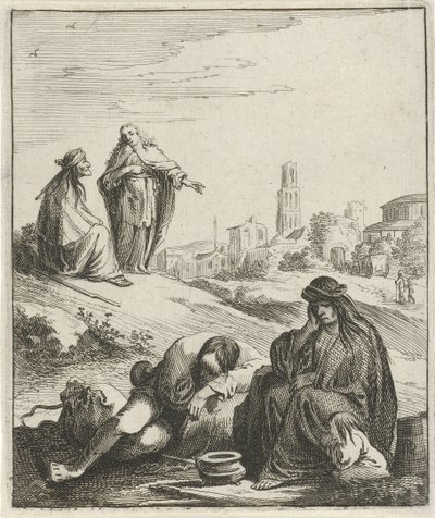 Majombe en Konstance uma figura armada de Pieter Nolpe