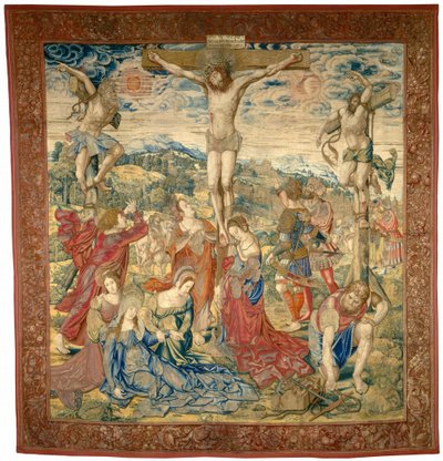 A Crucificação de Pieter Pannemaker I after Bernard van Orley