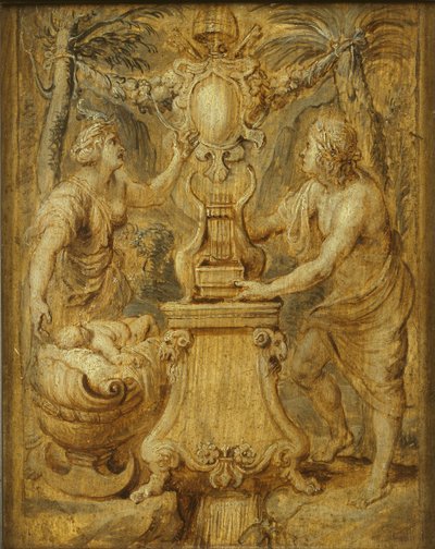 Capa de Matthias Casimir Sarbievii Lyricorum Libri IV por Maciej Kazimierz Sarbiewski, 1632 de Pieter Paul Rubens