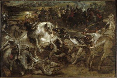 Henrique IV na Batalha de Ivry, 1628-1630. de Pieter Paul Rubens