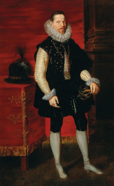 Retrato de Albert VII, arquiduque da Áustria 1559-1621. de Pieter Paul Rubens