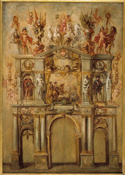 O Arco de Fernando, ca 1634. de Pieter Paul Rubens