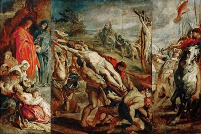 Esboço da elevação da cruz para o tríptico de Peter Paul Rubens