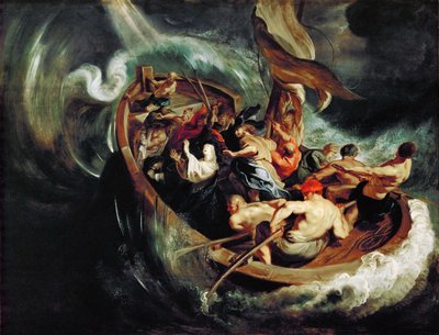 O milagre de St. Walburga, ca 1611. de Peter Paul Rubens