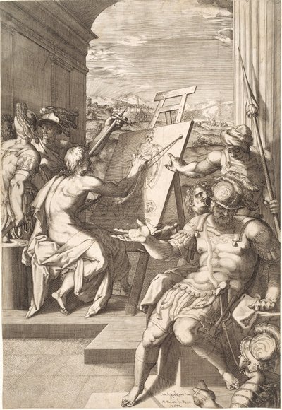 Alegoria da arte da pintura de Pieter Perret