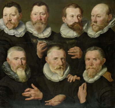 A Companhia do Capitão Pieter Dircksz Hasselaer e Tenente Jan Gerritsz Hooft, Amsterdam de Pieter Pietersz. (I) (circle of)