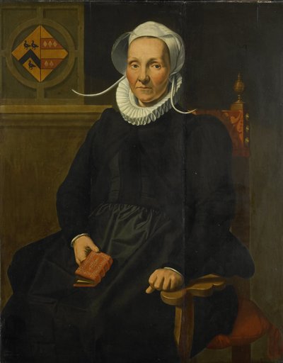 Retrato de Dirckje Tymansdr Gael, chamado van der Graft, Esposa de Mattheus Augustijnsz Steyn de Pieter Pietersz. (I)