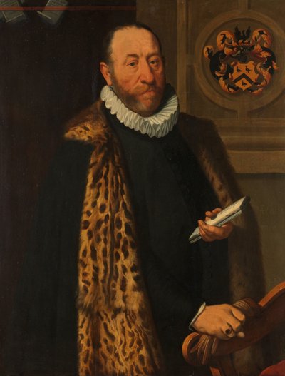 Retrato de Mattheus Augustijnsz Steyn, Conselheiro do Colégio do Almirantado do Bairro Norte em Dokkum de Pieter Pietersz. (I)
