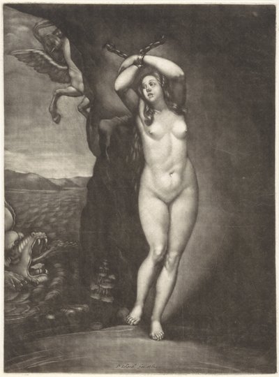 Andrómeda acorrentada à rocha de Pieter Schenk (I)
