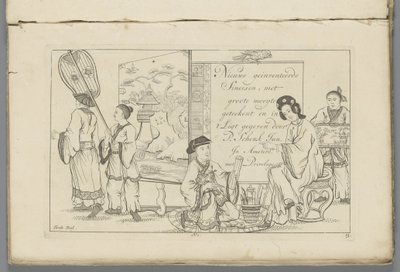 Ilustrador chinês e outras figuras chinesas
Novas figuras chinesas ilustradas desenhadas com grande dificuldade e dadas em Lay, de P. Schenk Jun (...), segundo volume (título da série sobre o objecto) de Pieter Schenk (II)