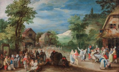 Uma feira de aldeia de Pieter Schoubroeck