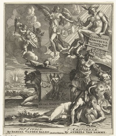 Página de título para: European Mercury Décima Quarta Parte Parte Um, 1703 de Pieter Sluyter