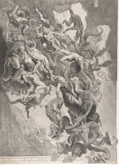 A queda dos condenados, 1642. de Pieter Soutman