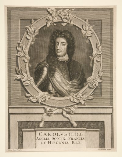 Carlos II, Rei de Inglaterra (1630-1685) de Pieter Stevens van Gunst