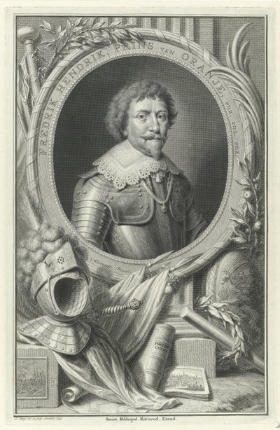 Retrato de Frederick Henry, Príncipe de Orange-Nassau de Pieter Tanjé