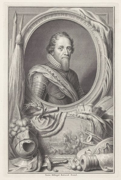 Retrato de Maurice, Príncipe de Orange de Pieter Tanjé
