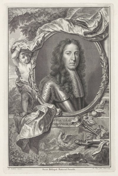 Retrato de Guilherme III, Príncipe de Orange de Pieter Tanjé