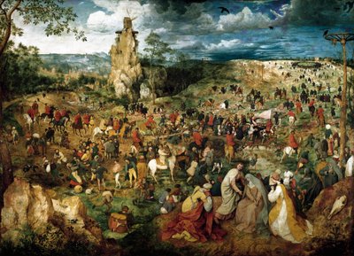 La Montee au Calvary (O Transporte da Cruz) Pintura de Pieter Bruegel o Ancião (ou Pierre Breugel ou Peter Brueghel ou Breughel de Pieter Bruegel the Elder