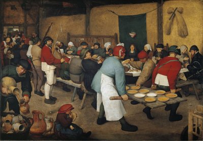 O Casamento de Camponeses - óleo sobre tela de Pieter Bruegel the Elder