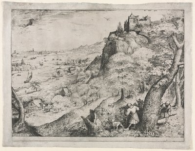 A caça ao coelho de Pieter The Elder Brueghel