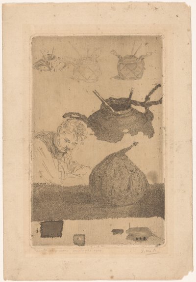 Primeiras provas de gravação (título no objeto) de Pieter Willem van Baarsel (signed by artist)