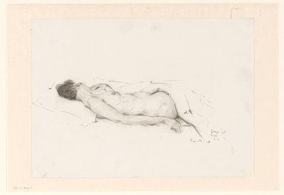Reclinagem nua de Pieter Willem van Baarsel