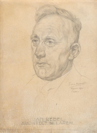 Retrato do arquiteto Jan Rebel de Pieter Willem van Baarsel